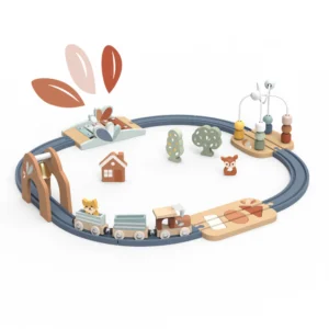 מסלול רכבת מעץ-speedy monkey